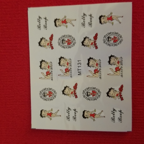 Betty Boop Nail Decals - Picture 2 of 5